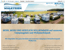 Tablet Screenshot of camping-walkyrien.de